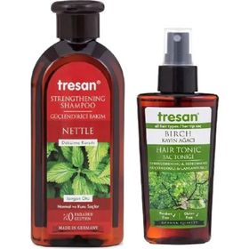 Tresan Isırgan Özlü Normal ve Kuru Saçlar İçin 300 ml Şampuan + Kayın Ağacı Özlü 125 ml Tonik