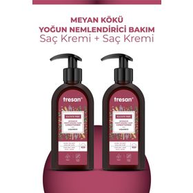 Tresan Meyan Kökü Yoğun Nemlendirici Sülfatsız 2x300 ml Bakım Saç Kremi