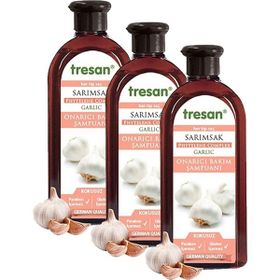 Tresan Sarımsaklı 3x300 ml Onarıcı Bakım Şampuanı