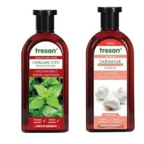 Tresan Sarımsaklı Şampuan 300 ml + 300 ml Isırgan Otu Şampuan