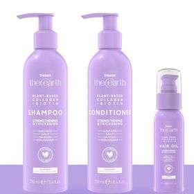 Tresan The Earth Plant Based Collagen 250 ml Biotin Şampuan 75 ml Saç Kremi + 75 ml Saç Yağı