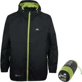 Trespass UAJKRAI10001 TP75 Qikpac Siyah Unisex Yağmurluk