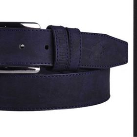 TRG Polo TRG10615-L Deri Lacivert Erkek Kemer
