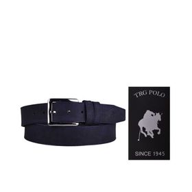 TRG Polo TRG10615-L Deri Lacivert Erkek Kemer