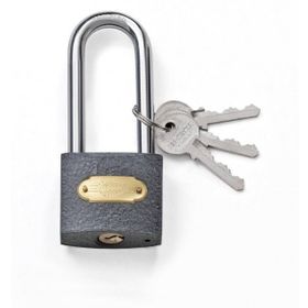 Tri-Crcle Döküm Gri 50 mm Uzun Asma Kilit