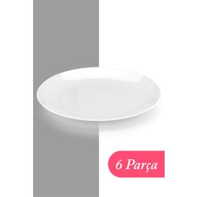 Tria Porelin Ent Serisi 25 cm 6'lı Paket Servis Tabak