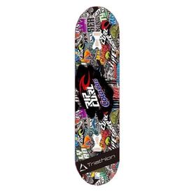Triathlon T-132 RIP Curl Desenli Tahta Kaykay