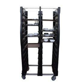 Tribeca TTA-3753 Çift Sıra 2x12 Adet 37x53 cm Tepsi Tepsi Taşıma Arabası
