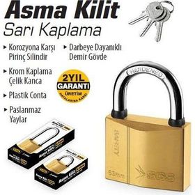 Trice 38 mm Sarı Asma Kilit