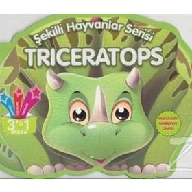 Triceratops - Şekilli Hayvanlar Serisi - Parıltı Yayıncılık