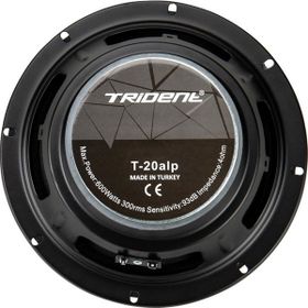 Trident T-20ALP Mindrange 20 cm 600 W Siyah Oto Hoparlör