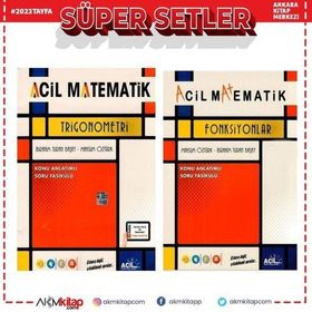 Trigonometri ve Fonksiyonlar Seti 2 Kitap - Acil Yayınları