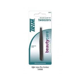 Trim Deluxe 00491 Eğik Uçlu Pro Siyah Cımbız