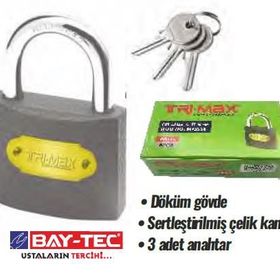 Trimax 20 mm Gri Asma Kilit