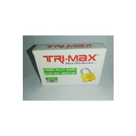 Trimax 63 mm Sarı Asma Kilit