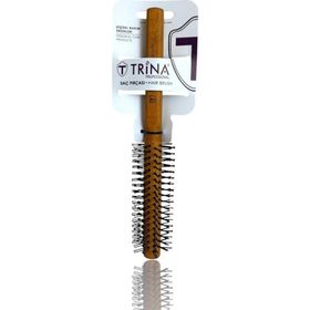 Trina 0053 Ahşap Sap Yuvarlak Erkek Saç Fırçası