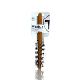 Trina 0053 Ahşap Sap Yuvarlak Erkek Saç Fırçası