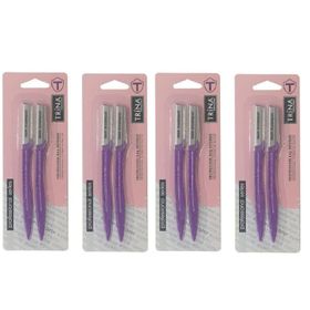Trina 2'li 4 Paket Kaş Usturası