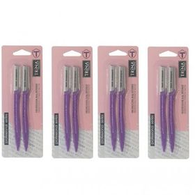 Trina 2'li 4 Paket Kaş Usturası