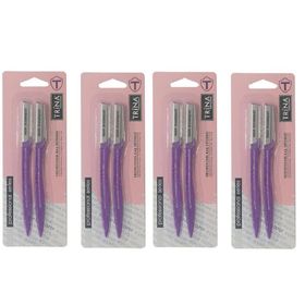 Trina 2'li 4 Paket Kaş Usturası