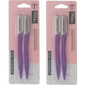Trina 2'li Profesyonel 2 Paket Kaş Usturası