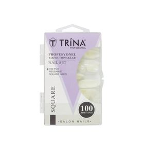 Trina TRNNAIL0004 Square 100 Adet Takma Tırnak