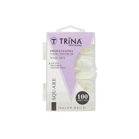 Trina TRNNAIL0004 Square 100 Adet Takma Tırnak
