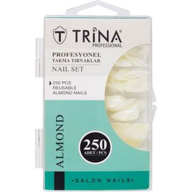 Trina TRNNAIL0009 Almond 250 Adet Takma Tırnak