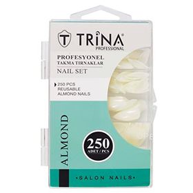 Trina TRNNAIL0009 Almond 250 Adet Takma Tırnak