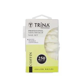 Trina TRNNAIL0012 Coffin 250 Adet Takma Tırnak