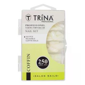 Trina TRNNAIL0012 Coffin 250 Adet Takma Tırnak