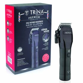 Trina TRNSACKS0060 profesyonel Siyah Saç Kesme Makinesi
