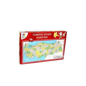 Trio 136 Parça Türkiye Harita Puzzle