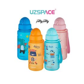 Tritan Mavi Pipetli 400 ml Su Matarası