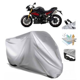 Triumph SPEED TRIPLE R Siyah Arka Çanta Uyumsuz Ultra Kalın Su Geçirmez Motor Brandası
