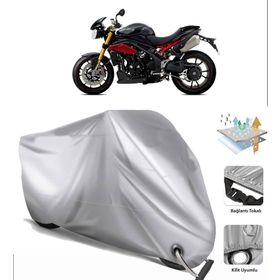 Triumph SPEED TRIPLE R Siyah Arka Çanta Uyumsuz Ultra Kalın Su Geçirmez Motor Brandası