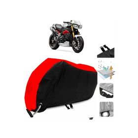 Triumph SPEED TRIPLE Siyah Arka Çanta Uyumsuz Ultra Kalın Su Geçirmez Motor Brandası