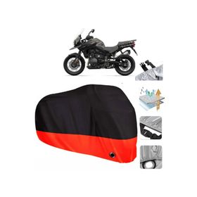 Triumph Tiger 1200 Alpine Edition Siyah Arka Çanta Uyumsuz Ultra Kalın Su Geçirmez Motor Brandası