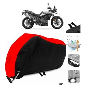 Triumph Tiger 900 GT Siyah Arka Çanta Uyumsuz Ultra Kalın Su Geçirmez Motor Brandası