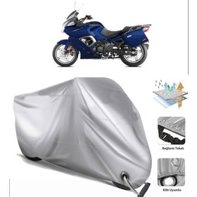 Triumph Trophy 1200 Siyah Arka Çanta Uyumsuz Ultra Kalın Su Geçirmez Motor Brandası