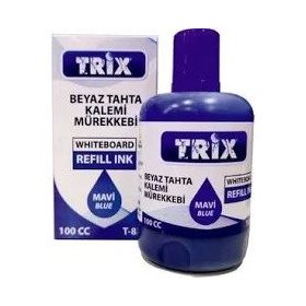 Trix 100 cc Mavi Beyaz Tahta Kalemi Mürekkebi
