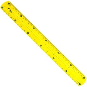 Trix T 786 Sarı 30 cm Esnek Cetvel