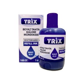 Trix T-839 100 ml Mavi Tahta Kalemi Mürekkebi