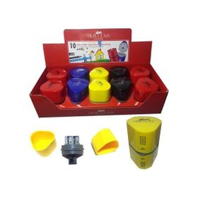 Trix T-858 Class Sarı Üç Gözlü Kalemtıraş