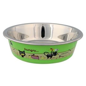 Trixie 0.23 lt 12 cm Kedi Mama ve Su Kabı Paslanmaz