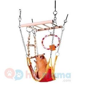 Trixie 17 x 22 x15 cm Hamster Hamaklı Asma Köprü