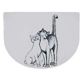 Trixie 24540 40x30 cm Yarım Daire Kedi Mama Servisi