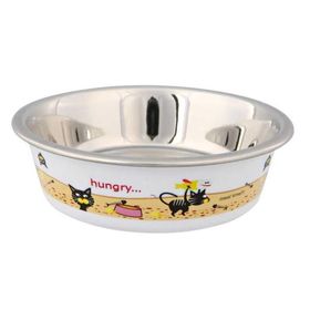 Trixie 25274 0.23 lt 12 cm Paslanmaz Kedi Mama Su Kabı