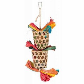 Trixie 35 cm Naturel Palm Kabuklu Doğal Kuş Oyuncağı