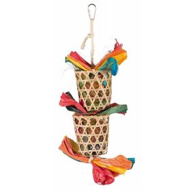 Trixie 35 cm Naturel Palm Kabuklu Doğal Kuş Oyuncağı